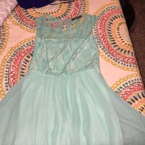 Teal dress